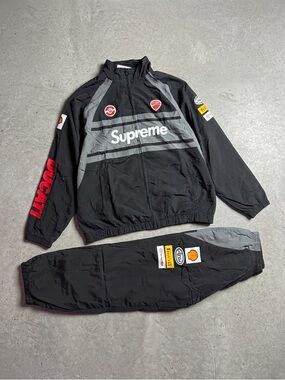 Ducati x Supreme Black Racing Jacket & Pants Set